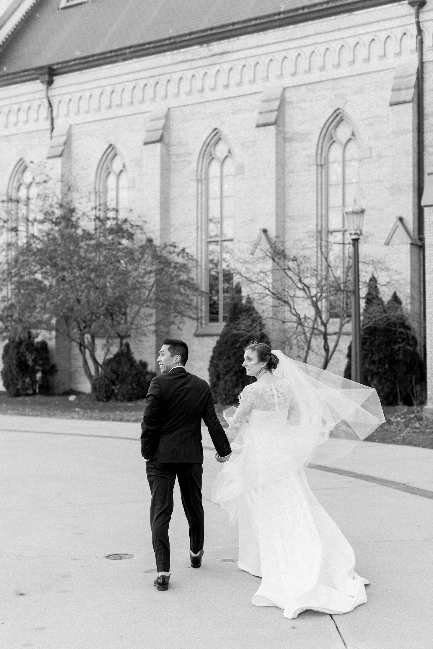 Winter Wedding at Notre Dame