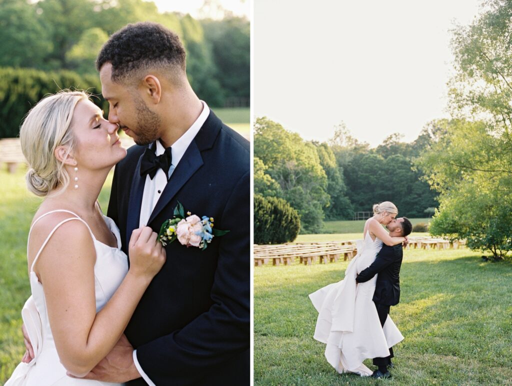 Colorful Black Tie Wedding at Clayshire Caste by Allison Francois Photography