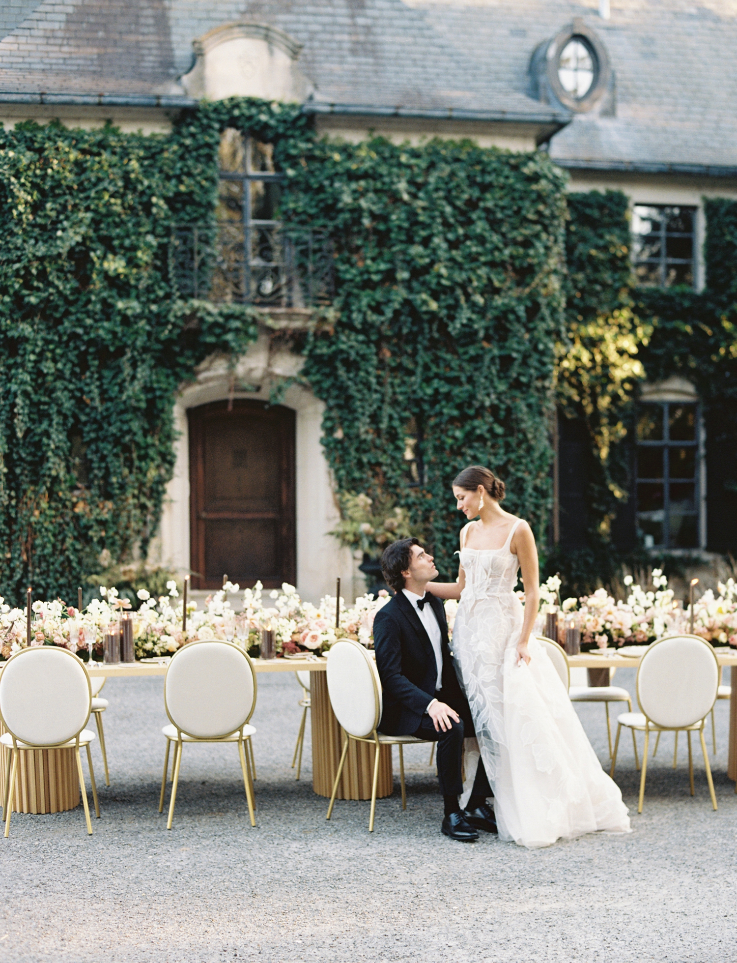 Romantic Greencrest Manor Wedding Editorial by Allison Francois Photography