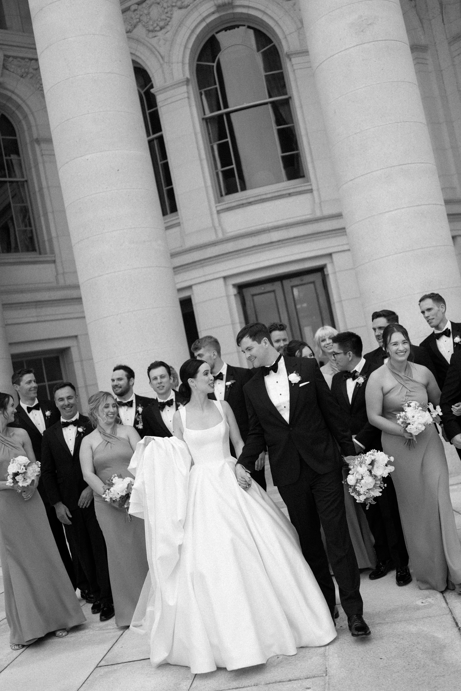 Black Tie Madison Club Wedding by Chicago Wedding Photographer Allison Francois