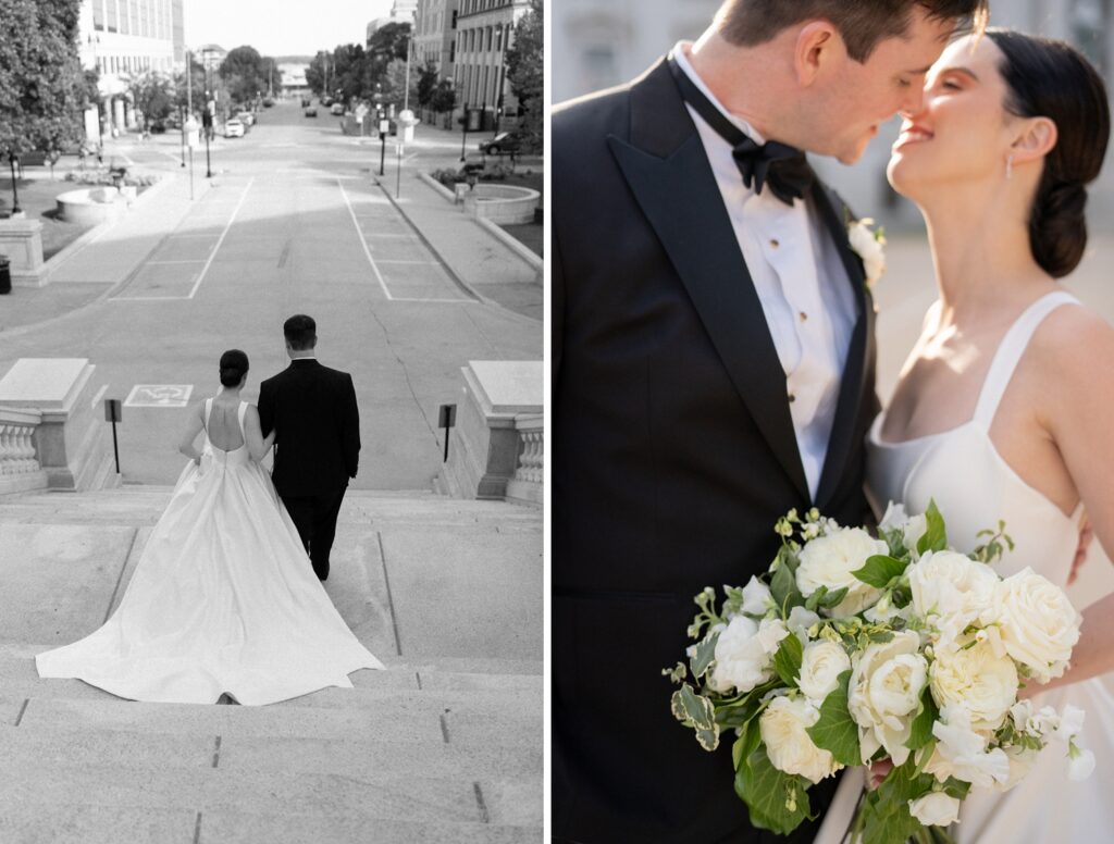 Black Tie Madison Club Wedding by Chicago Wedding Photographer Allison Francois