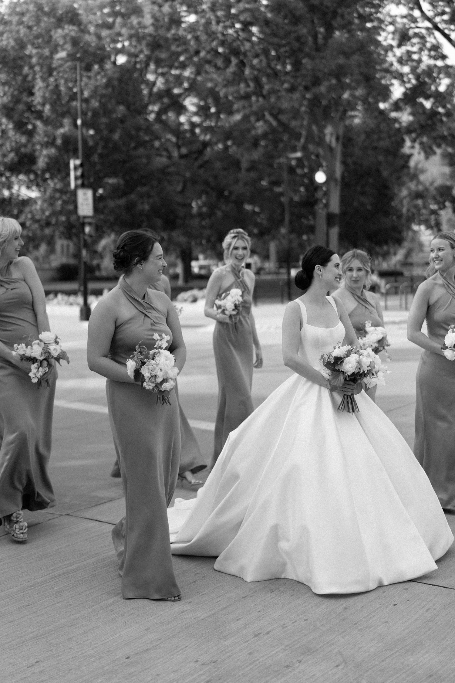 Black Tie Madison Club Wedding by Chicago Wedding Photographer Allison Francois