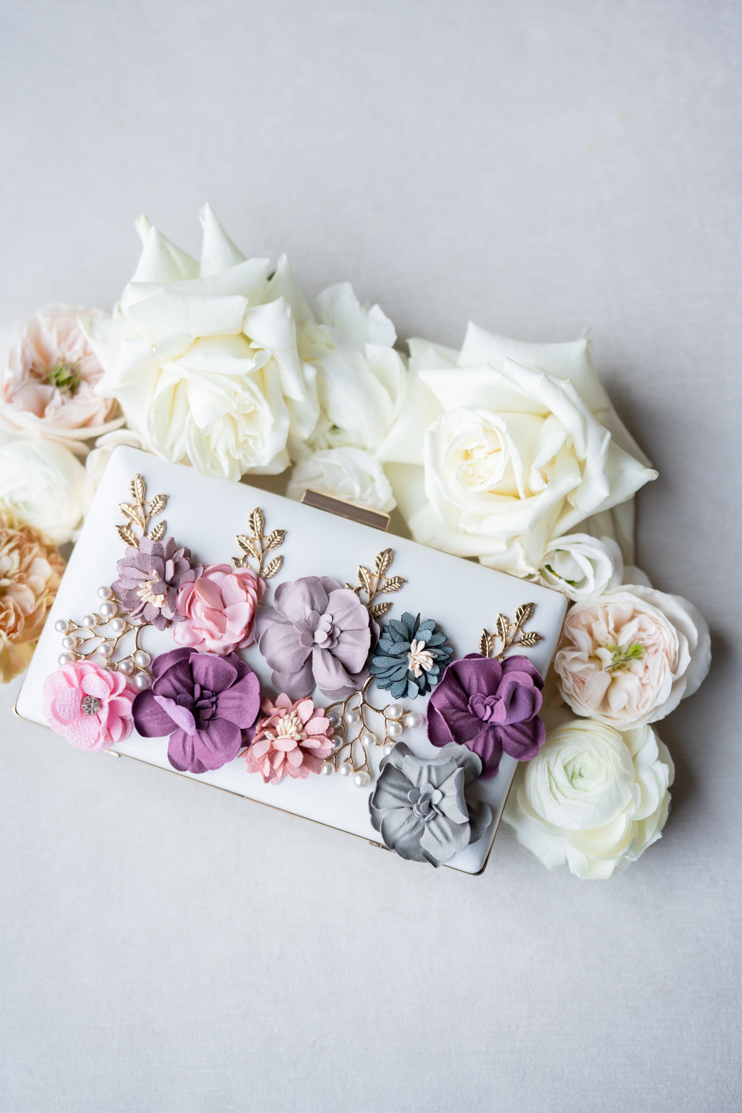 Florals and wedding details at Revel motor row wedding, photography by Allison Francois