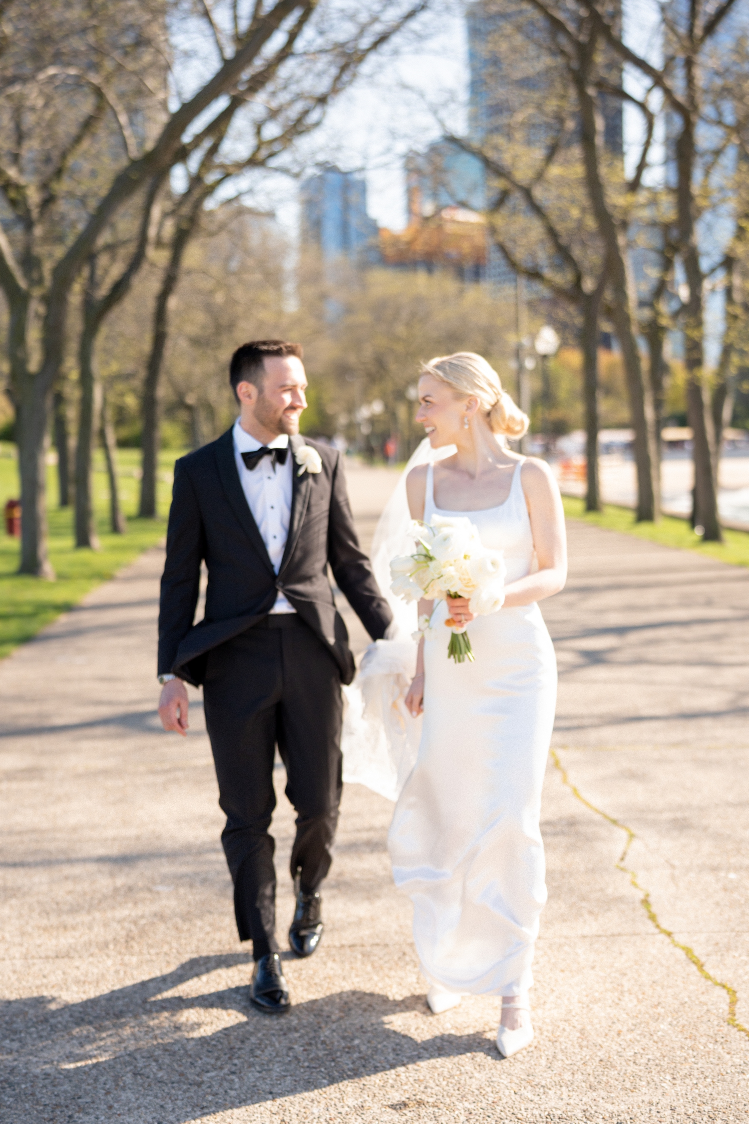 intercontinental chicago magnificent mile wedding photos